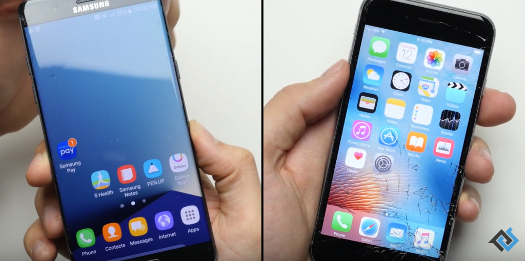 Galaxy Note 7 vs iPhone 6s-7