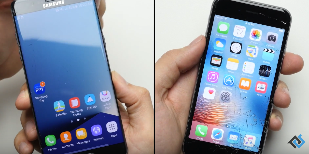 Galaxy Note 7 vs iPhone 6s 7