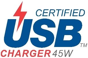 USB IF Certified USB Charger Logo 45W
