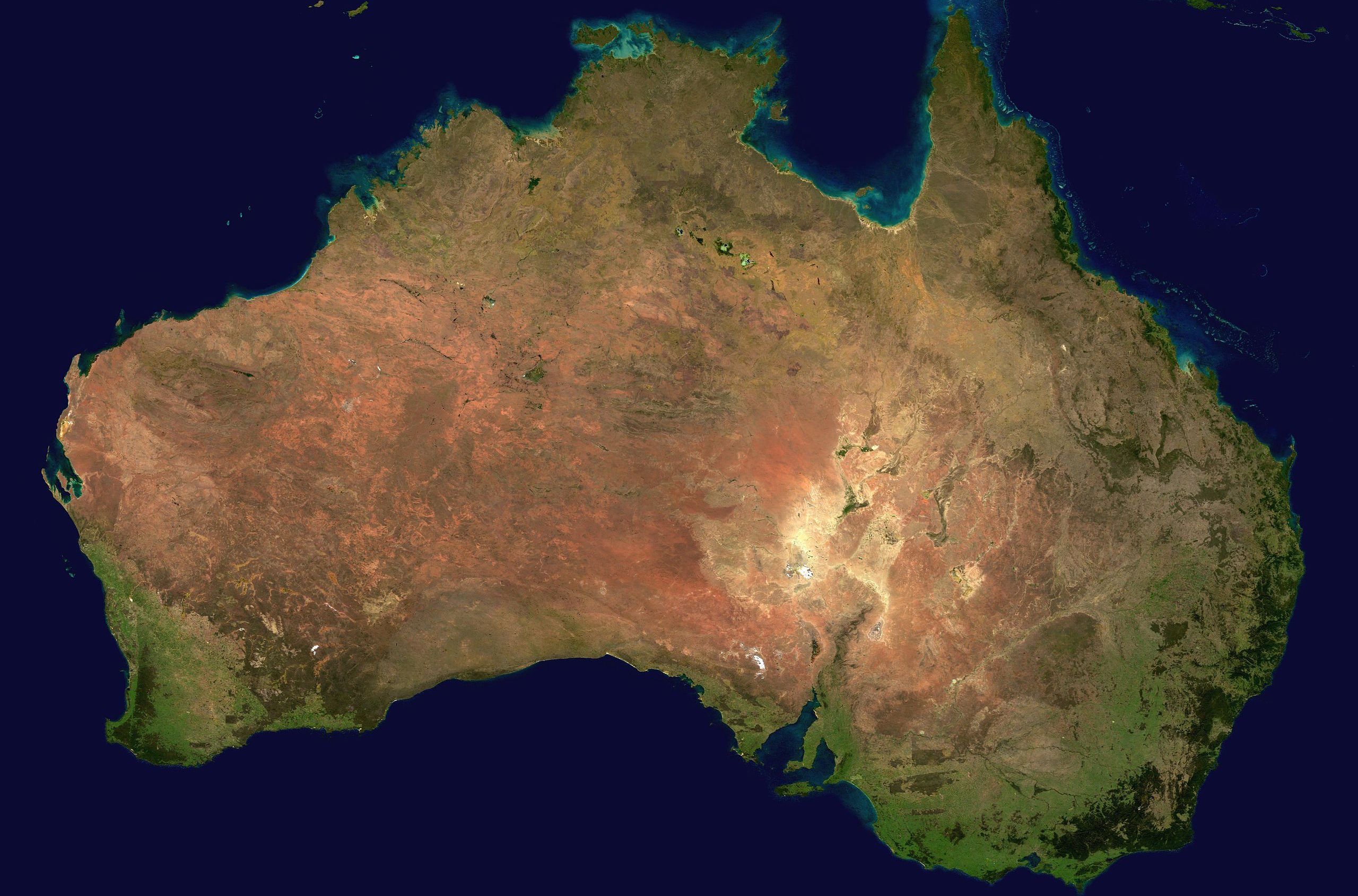 Australia satellite plane
