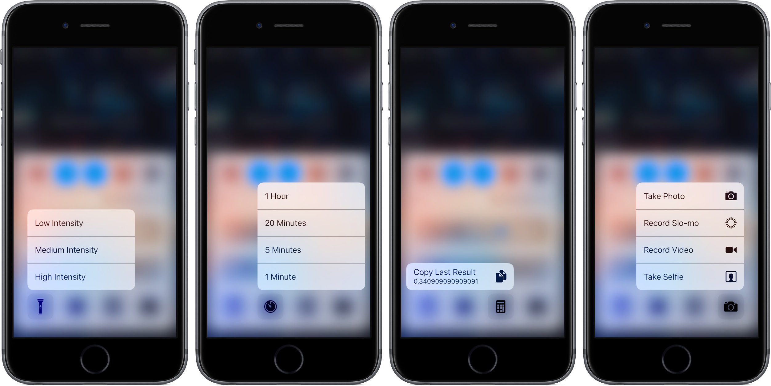 iOS 10 Control Center 3D Touch iPhone screenshot 001