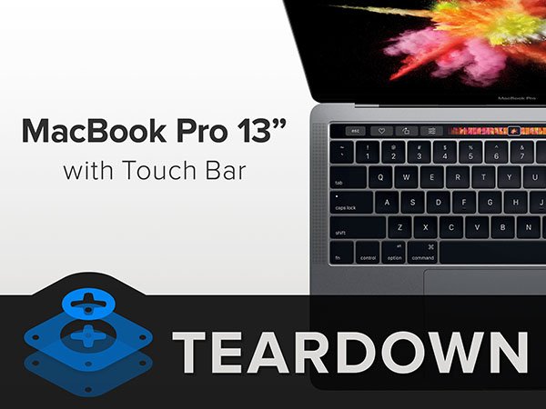 ifixit macbook pro with touch bar teardown 00