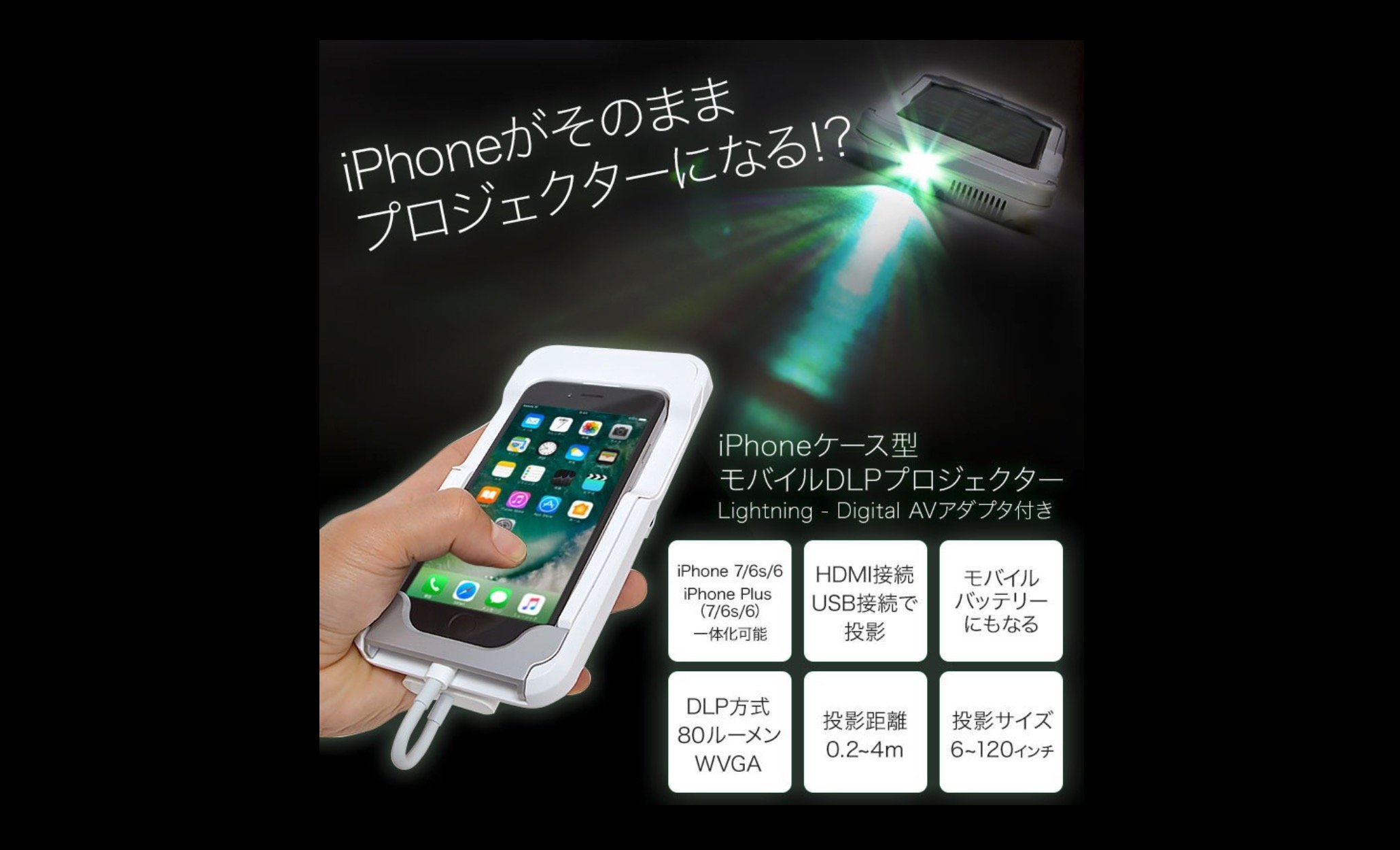 看影片／工作必備！一個保護套讓iPhone 變身投影機！ - 流動日報