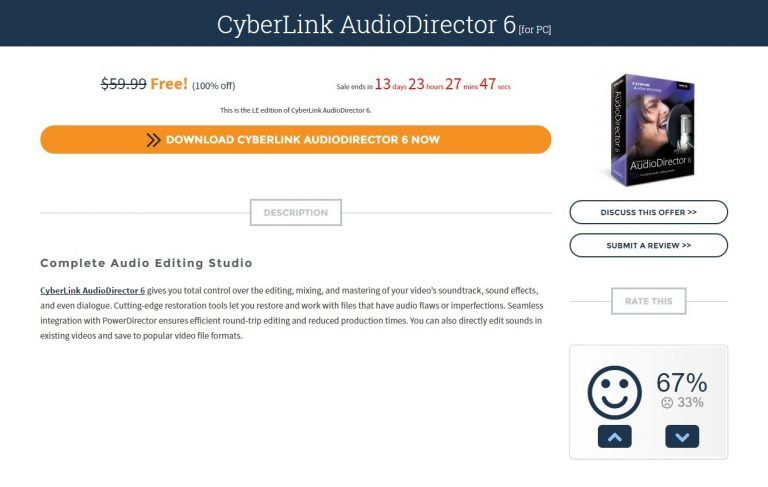 download the new version for ipod CyberLink AudioDirector Ultra 13.6.3107.0