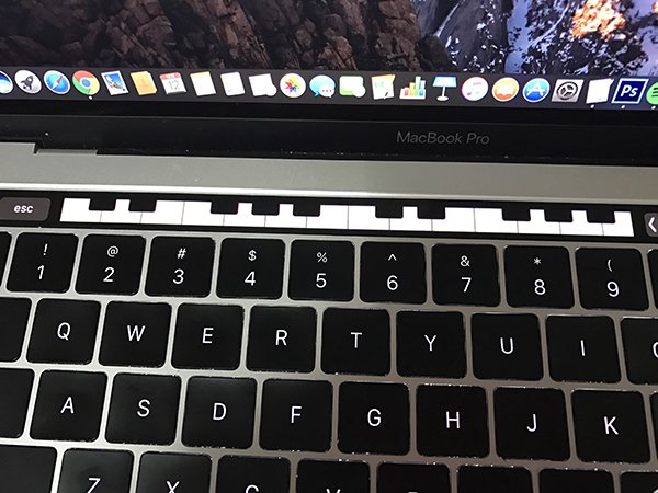 touch bar piano