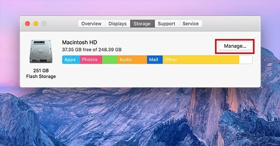 optimize storage mac 00a