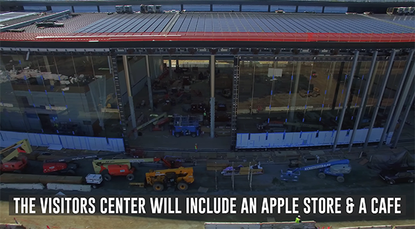 apple park 4k drone footage 04