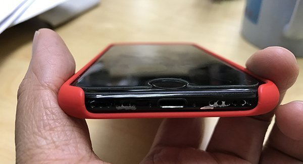 matte black iphone 7 chipped paint 07