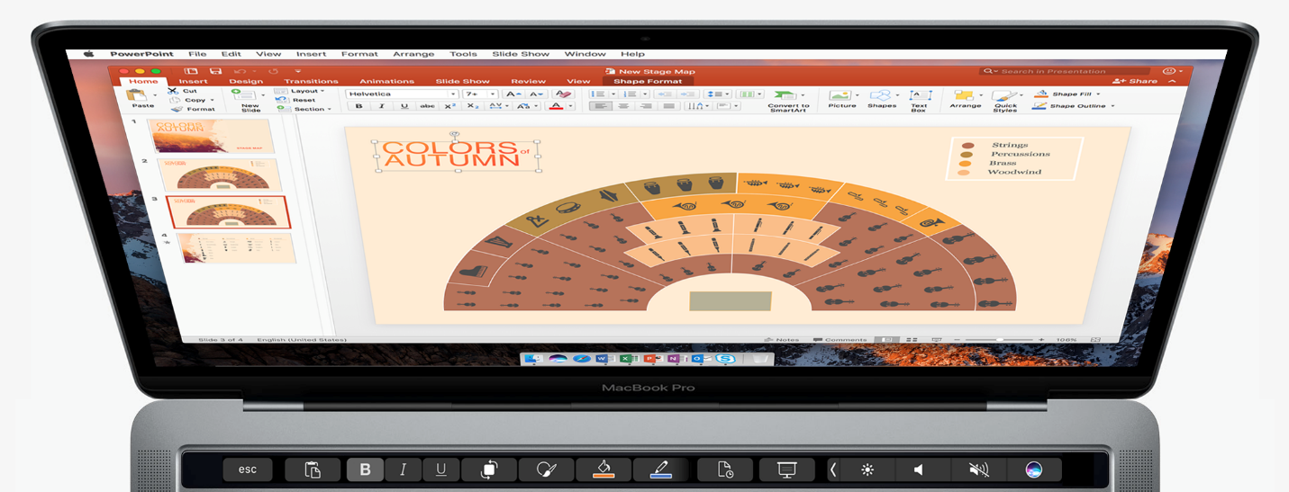 ms office 2016 for mac touch bar 02