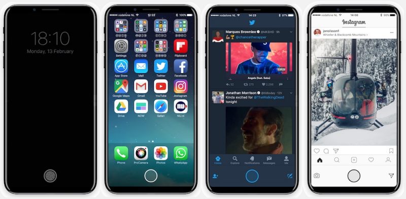 iPhone 8 function area concept image 005