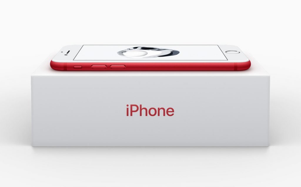 iphone 7 red box