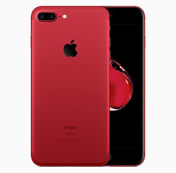 red iphone 7 with black front 00