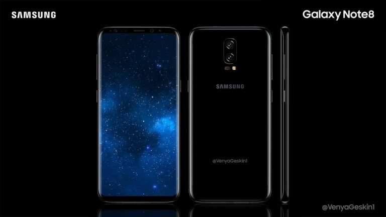 Samsung Galaxy Note 8 concept images