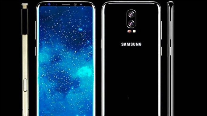 Samsung galaxy note 8 concept render