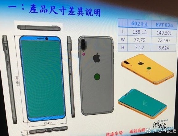 iphone 8 leaked photo indicate the size 01