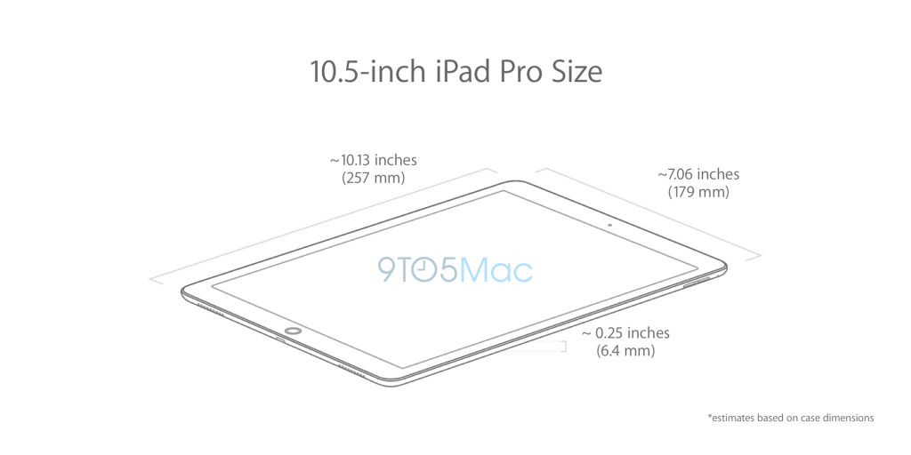 10 5 inch ipad pro dimensions