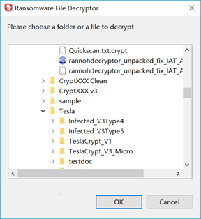 Select Folder File