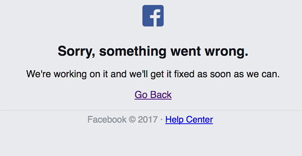 facebook down 20170509 00