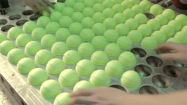 how to produce tennis ball 04