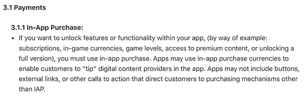 apple store tips must be paid by in app purchase 01