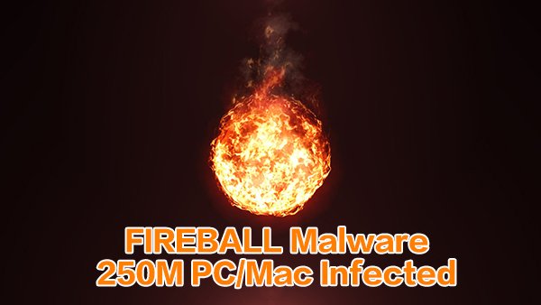 fireball infects 250m windows and mac 00