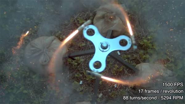 someone makes rocket powered fidget spinner and it is beautiful 08