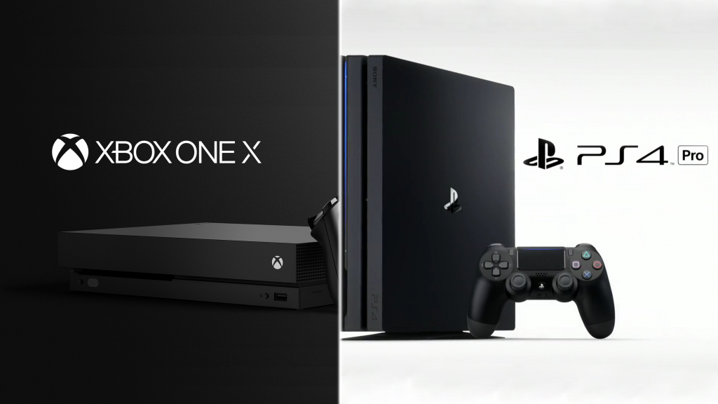 Xbox One X PS4 Psro