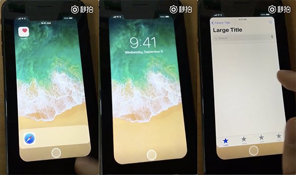ios 11 interface in iphone 8 00