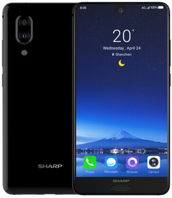 sharp aquos s2 screen is similar to iphone 8 05