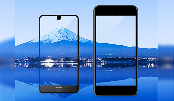 sharp aquos s2 screen is similar to iphone 8 06