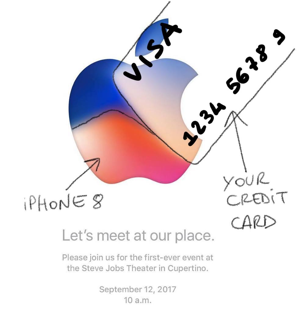 how netizen think about iphone 8 invitation 00