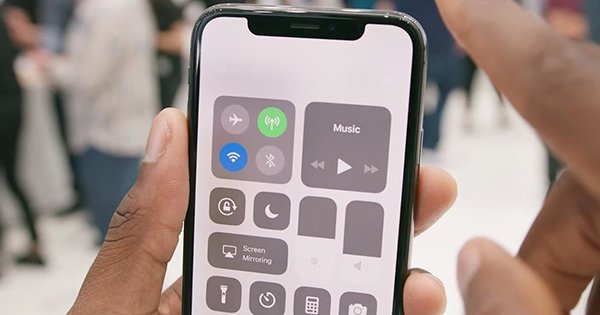 how to open iphone x control note center 00