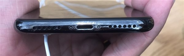 iphone x space grey paint off issue 01