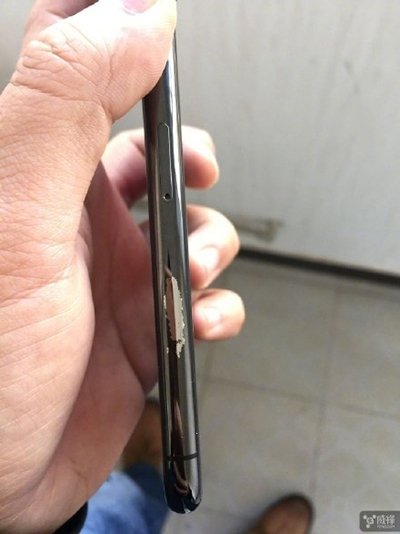 iphone x space grey paint off issue 04