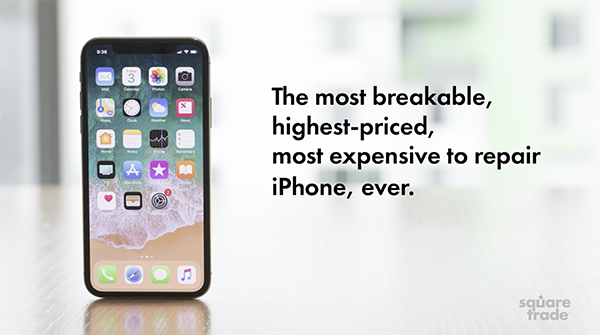 squaretrade said iphone x is the most breakable iphone ever 06