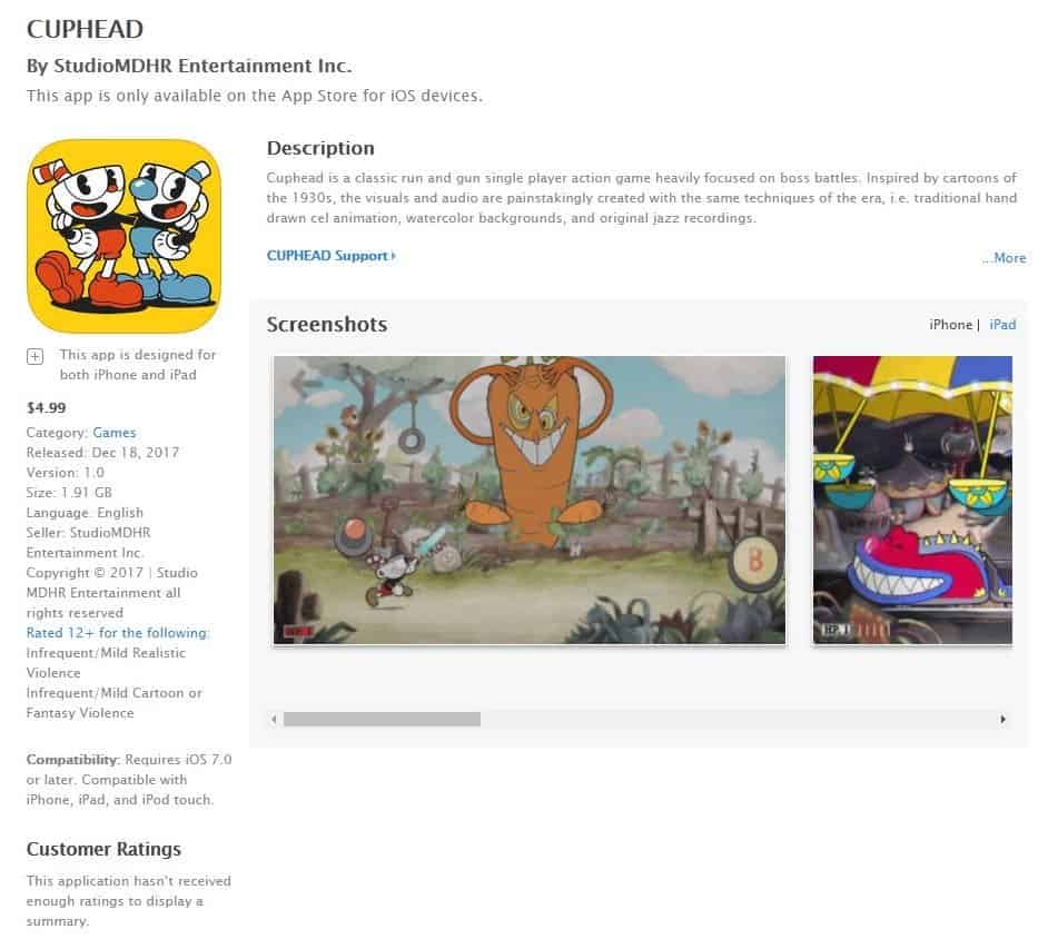 Cuphead Scam