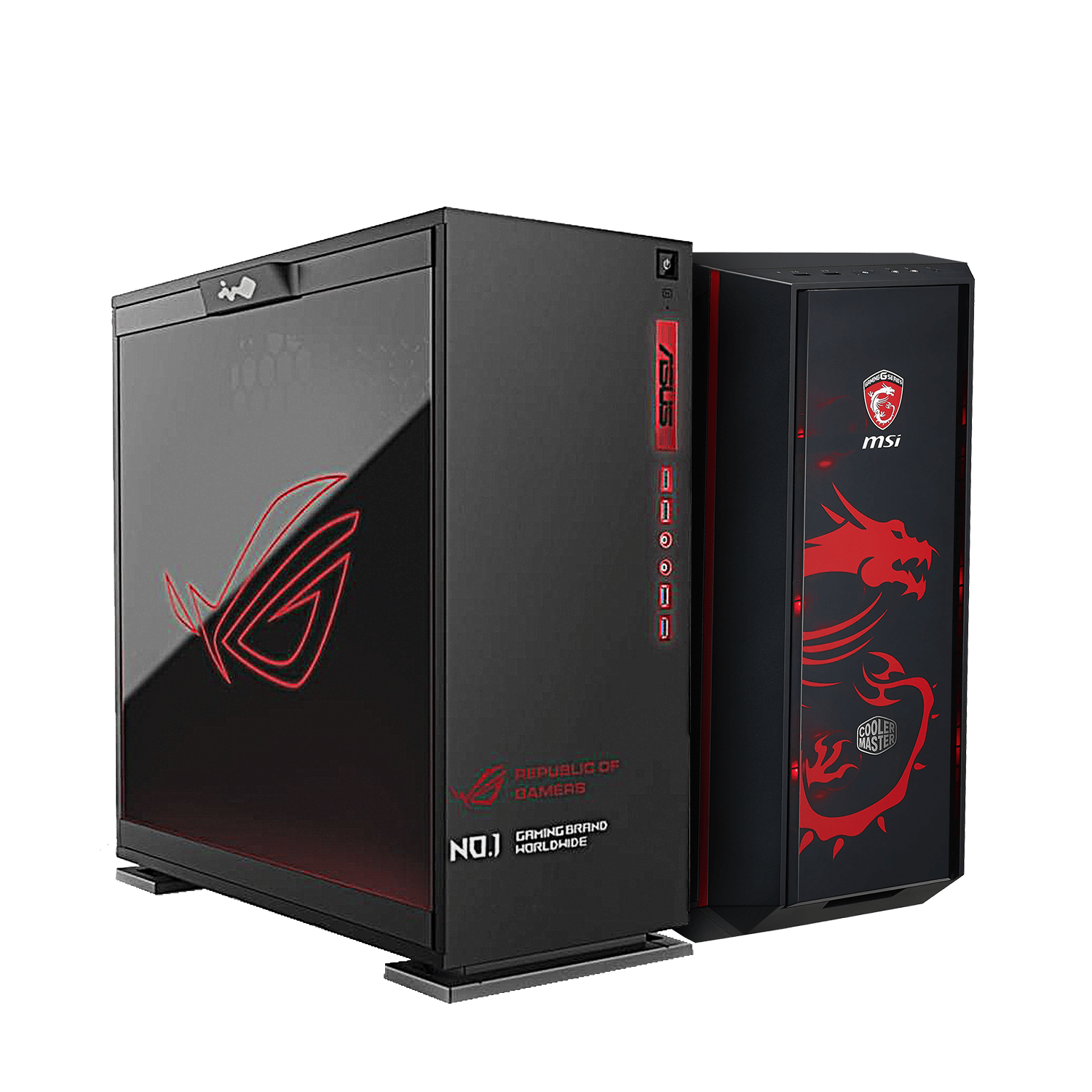 MasterBox 5 MSI Dragon Edition system build 08