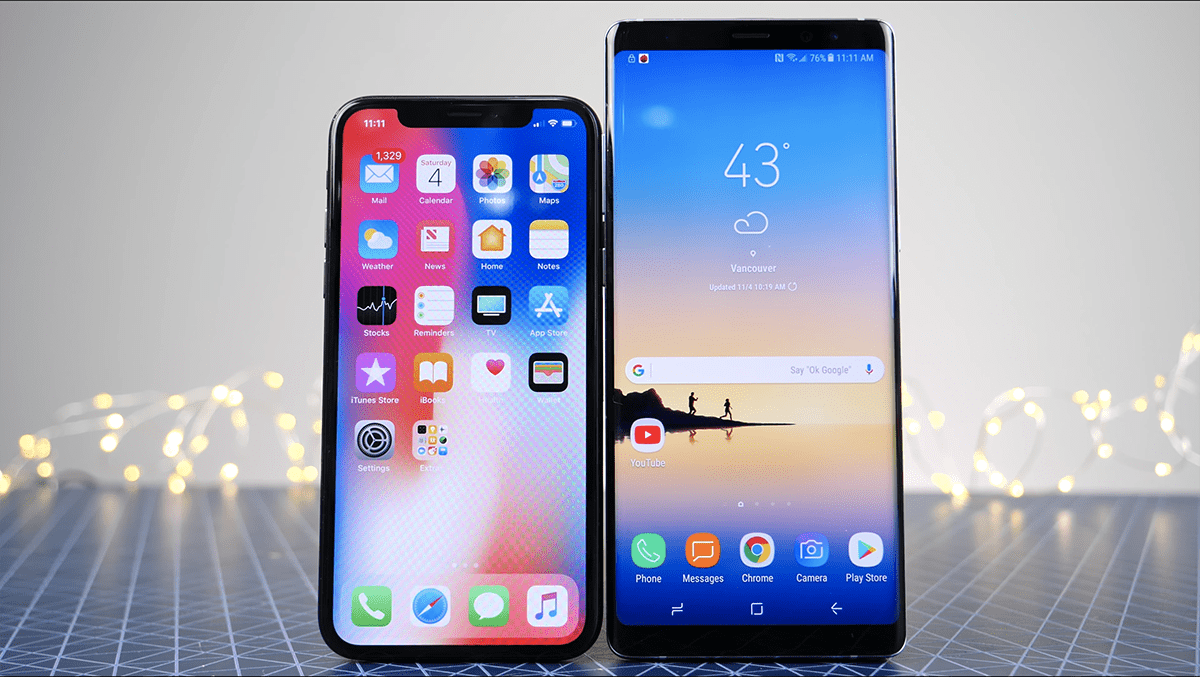 video ois test galaxy note 8 better than iphone