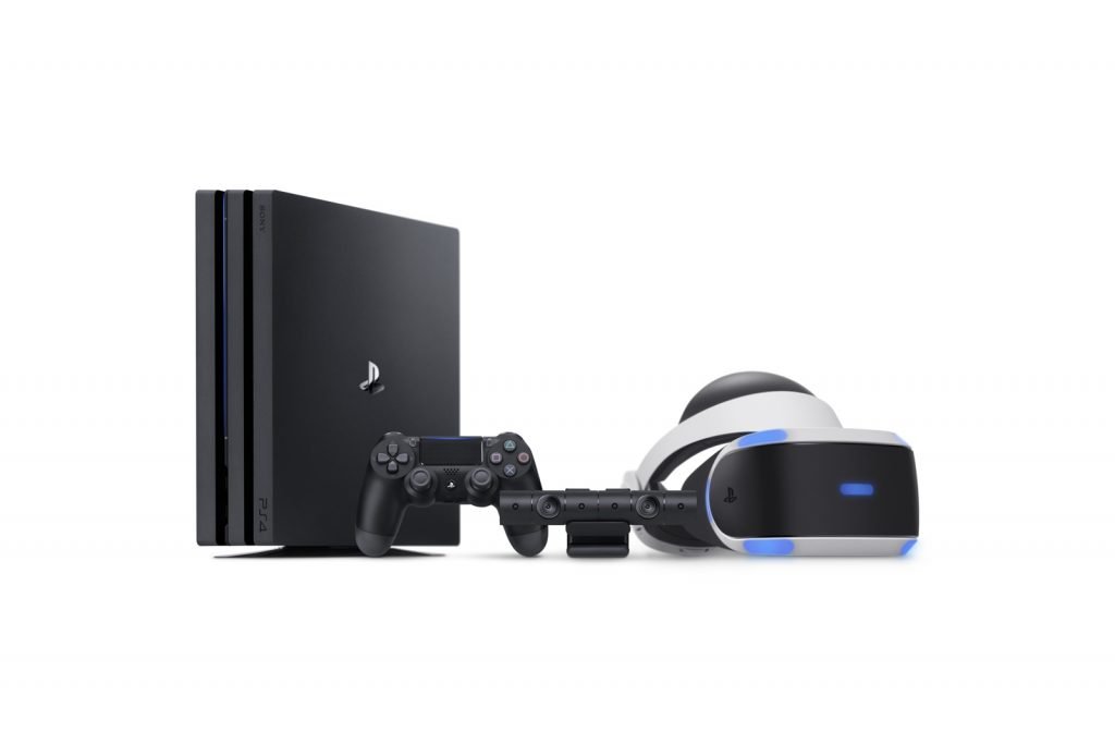 PSVR with PS4 Pro new
