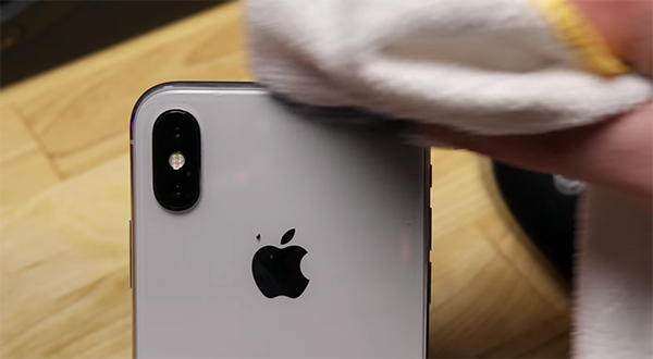 how to polish iphone x stainless steel frame 01