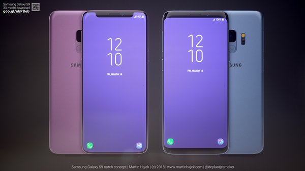 if galaxy s9 have notch 10