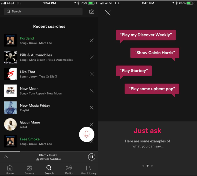 spotify is testing driving mode voice command in ios app 01