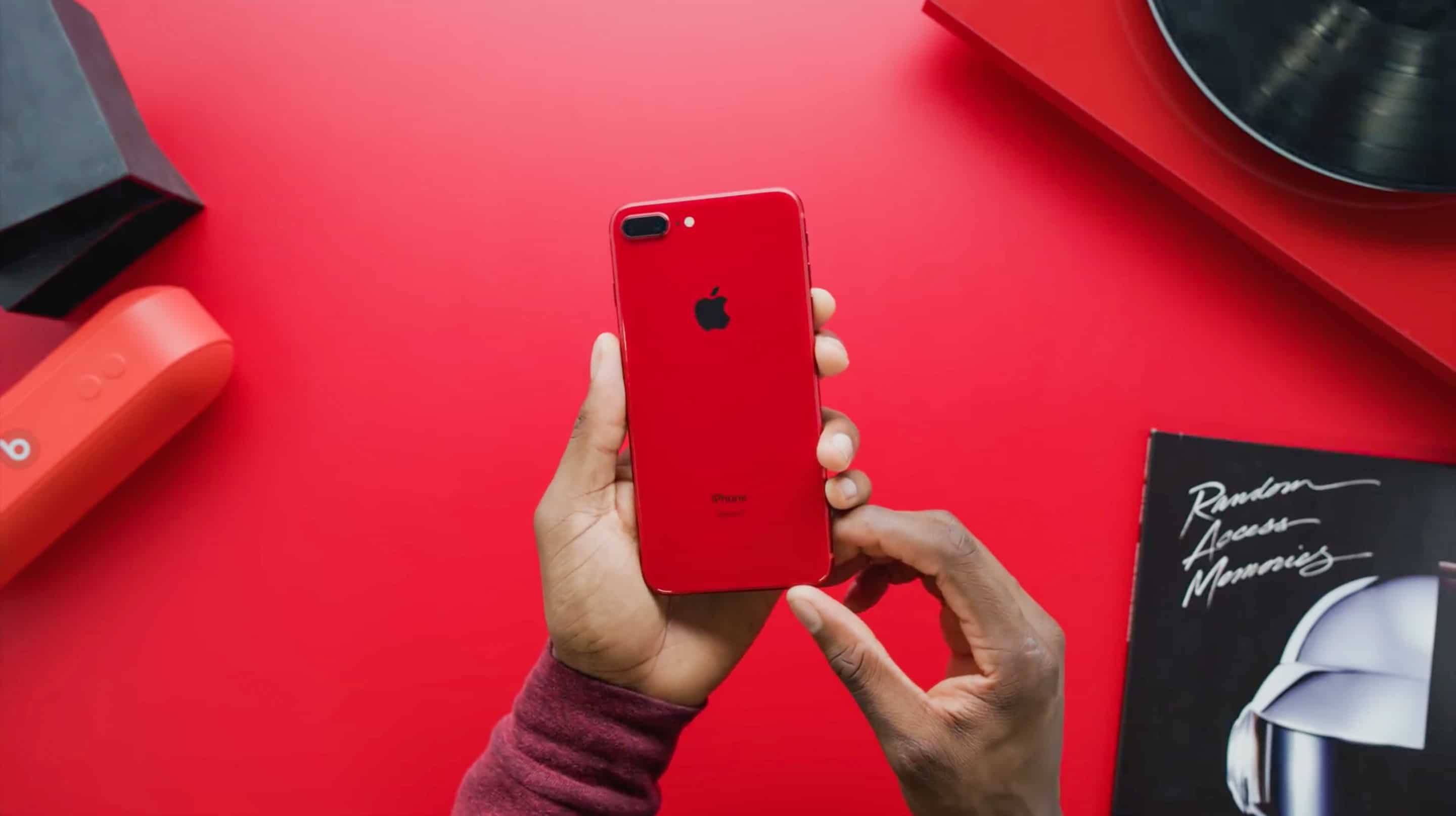 Red iPhone 8 Plus