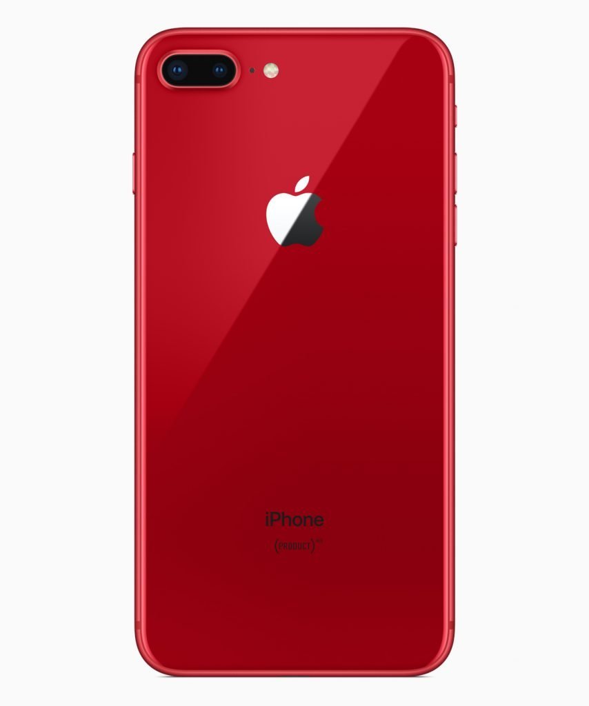 iPhone8PLUS PRODUCT RED back 041018
