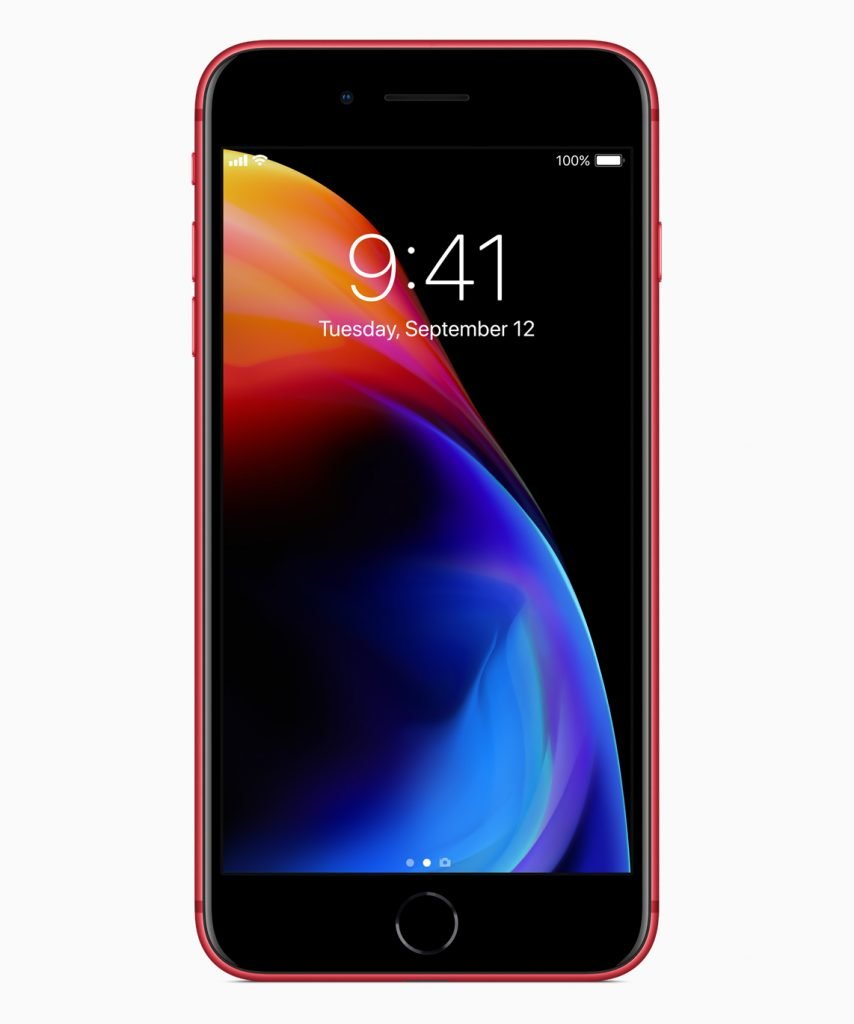iPhone8PLUS PRODUCT RED front 041018