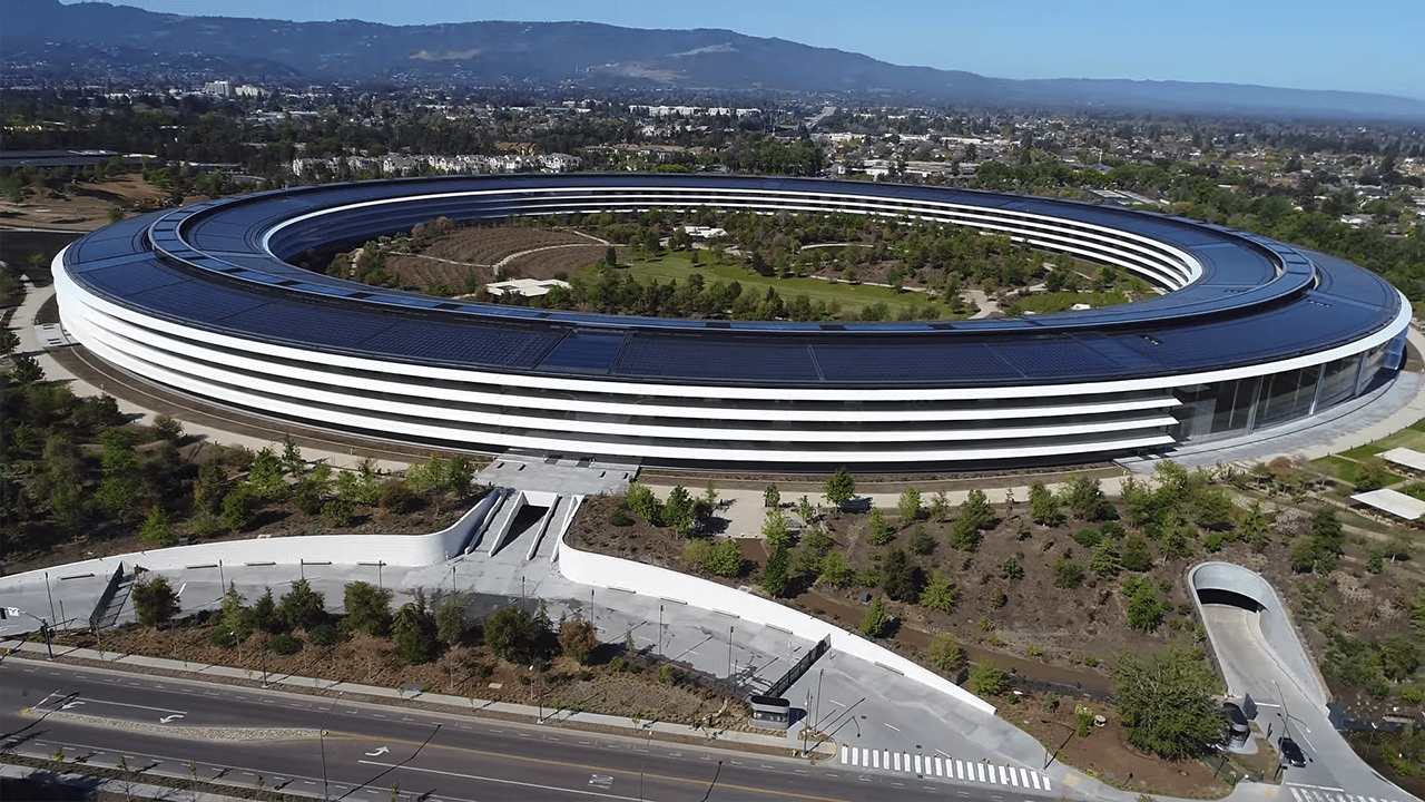 it may be the last apple park drone video before apple shot down 00