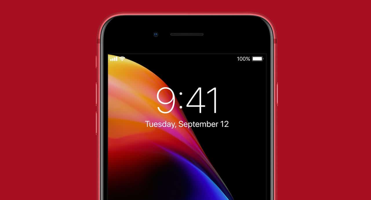 product red iphone 8 wallpaper 00a