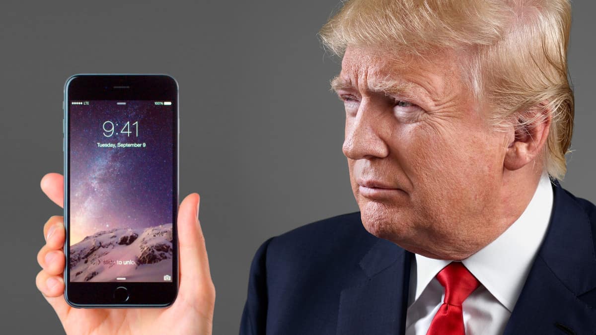 donald trump uses two iphones but functions are limited 00