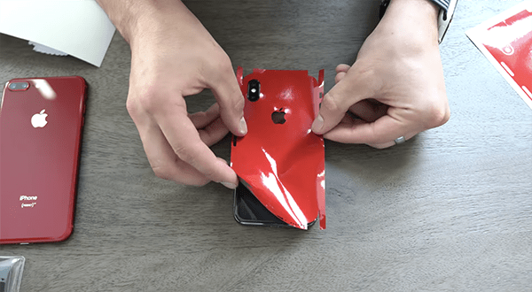 iphone x product red by one label 02