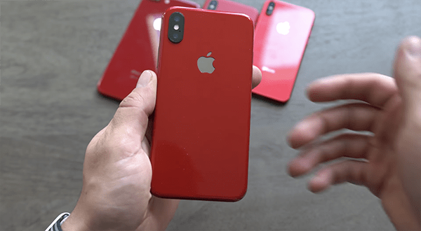 iphone x product red by one label 03